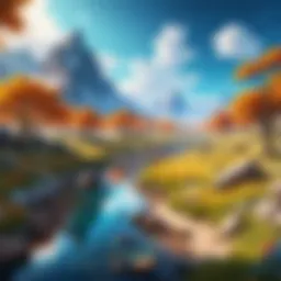 A vibrant scene from a popular Android adventure game showcasing breathtaking landscapes.