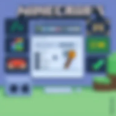 Variety of Game Modes in Minecraft Servers A screenshot of various game modes available on a Minecraft server.