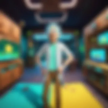 Immersive Gameplay Experience Immersive gameplay in Rick and Morty VR