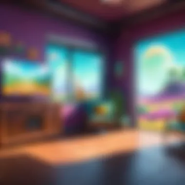 Vibrant Environments of the Game Vibrant environments in Rick and Morty VR