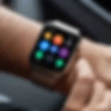 User exploring third-party apps for Apple Watch faces