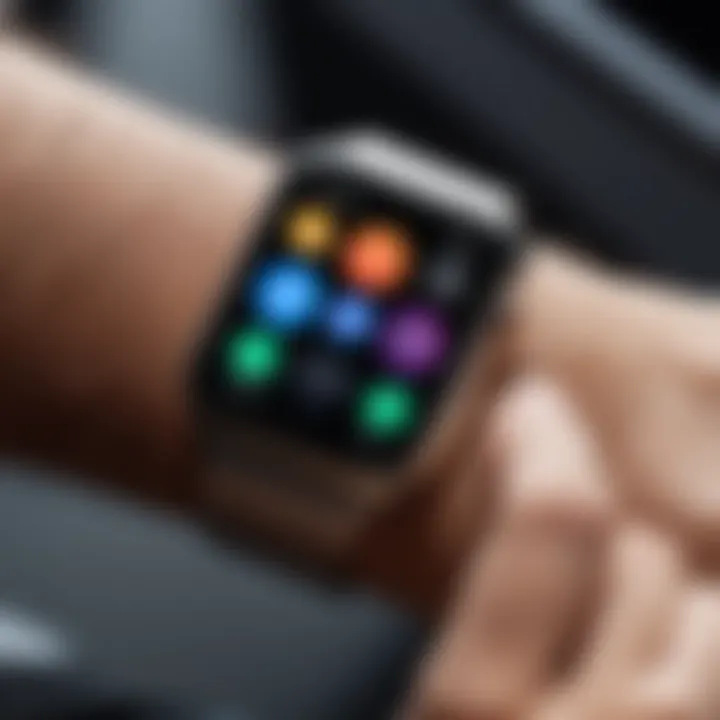 User exploring third-party apps for Apple Watch faces