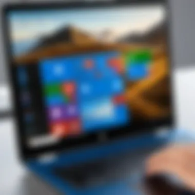Navigating Windows 10 with Touch User navigating Windows 10 with touch functionality