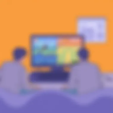 Captivating Two-Player Game Interface A captivating screenshot showcasing a popular two-player game interface