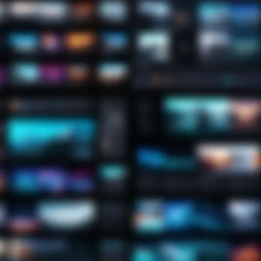 Creative video montage showcasing diverse editing styles