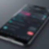 User interface showcasing voice recording app features