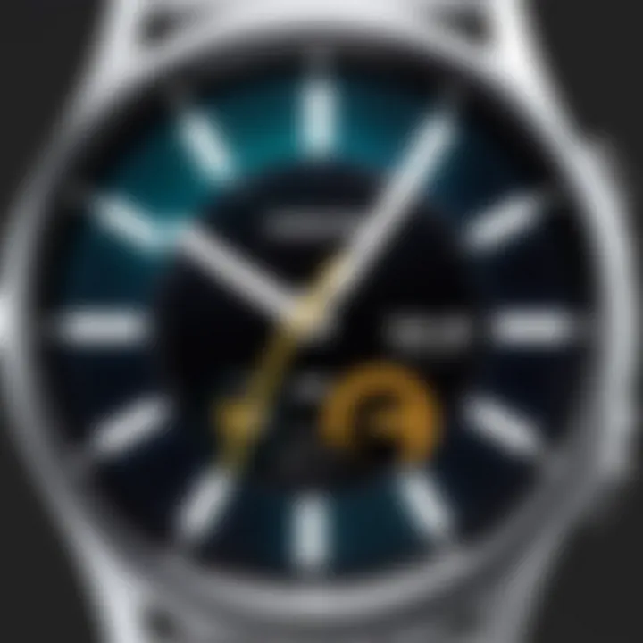 A customizable watch face displaying various widgets and functionalities.