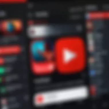 Overview of YouTube Music interface showcasing its features