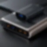 Detailed view of the Galaxy Book S Charger showcasing its design