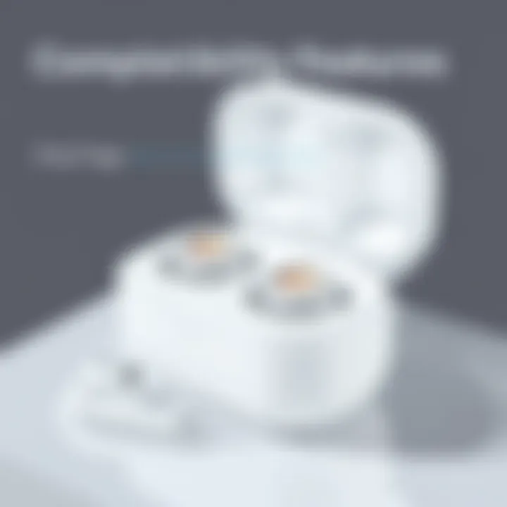 Compatibility features of Google Pixel earbuds case