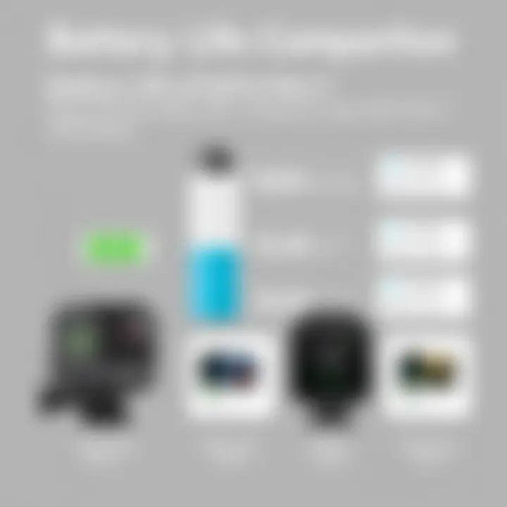 Battery Life Comparison Battery life comparison between GoPro Hero 7 and previous models
