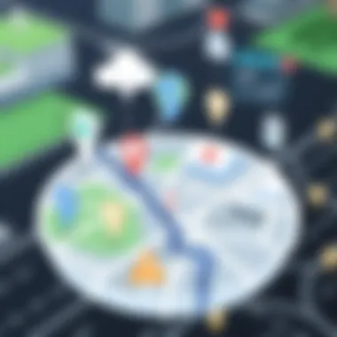 Understanding GPS Technology Visual representation of GPS technology in navigation