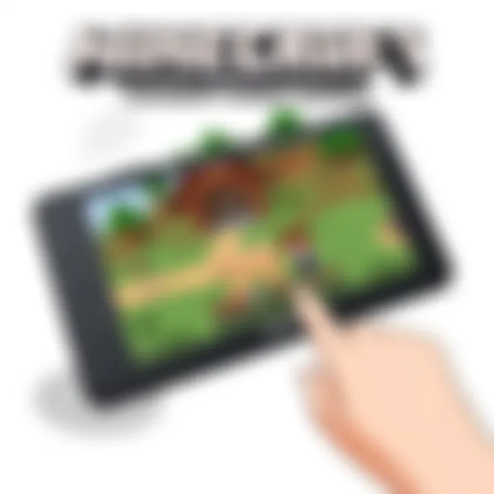 Enhanced Gameplay in Minecraft PE Illustration of Minecraft Pocket Edition Gameplay