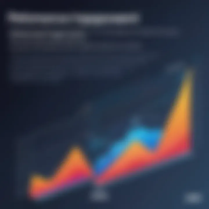 Graph showing performance improvement after clearing storage