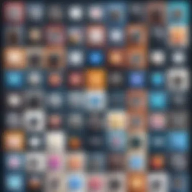 Inspiring Examples of Nine-Tile Posts Visual examples of successful nine-tile Instagram posts from various brands.