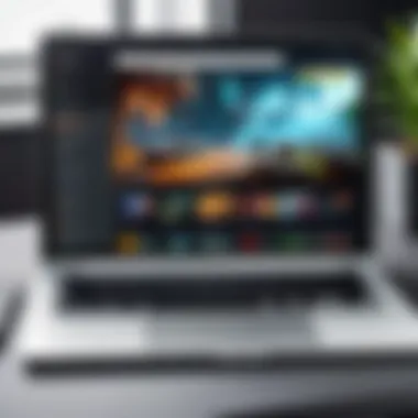 Game Downloading on a Computer Laptop showing game download website