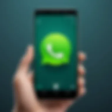 Screenshots of initiating a voice call on WhatsApp