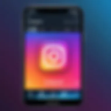 Screenshot of Instagram music sharing features