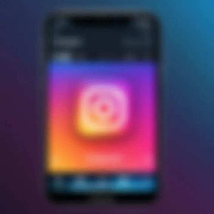 Screenshot of Instagram music sharing features
