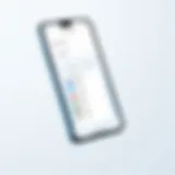 User interface of a modern translation app displayed on a smartphone