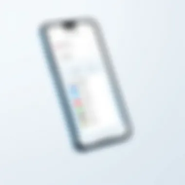 Modern Translation App User Interface User interface of a modern translation app displayed on a smartphone