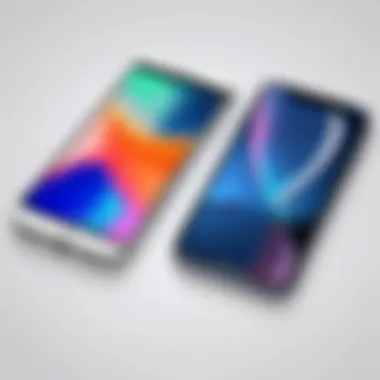 Comparison of various iPhone models side by side