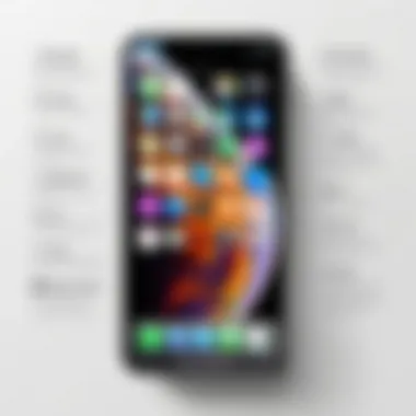 iPhone Model Features Overview Infographic illustrating iPhone model features