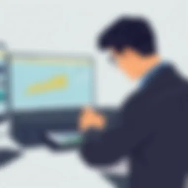 A user examining print quality on an Epson inkjet printer.