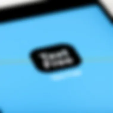 Text Free app icon displayed on a smartphone screen