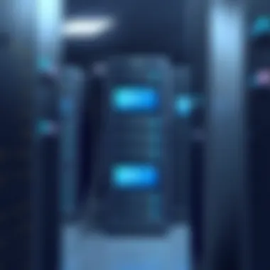 A high-performance server rack showcasing the technology behind dedicated servers.