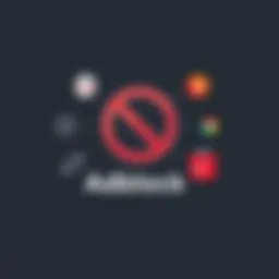 Luna Adblock logo showcasing its features