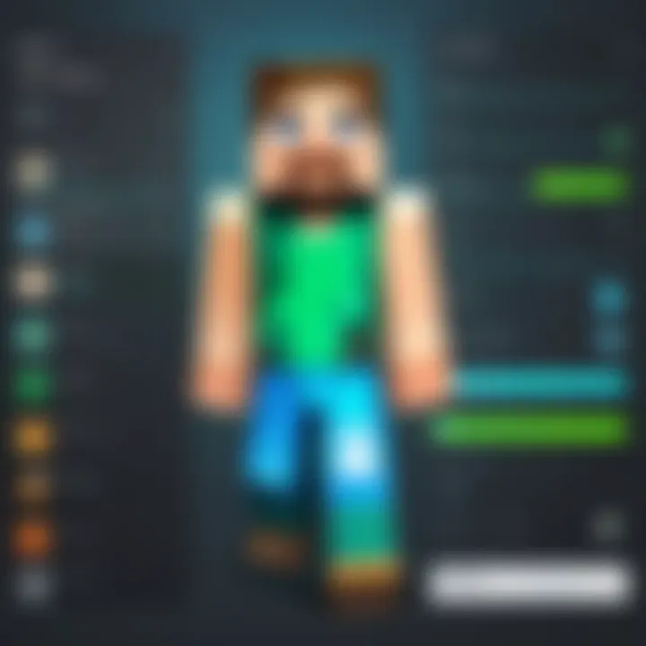 Minecraft skin upload dashboard