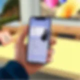 iPhone screen showcasing Chromecast interface