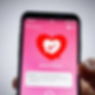 Securing Conversations in Online Dating Close-up of a phone with messaging app displaying encrypted communication