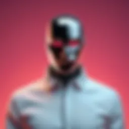 Virtual shield representing anonymity in online dating