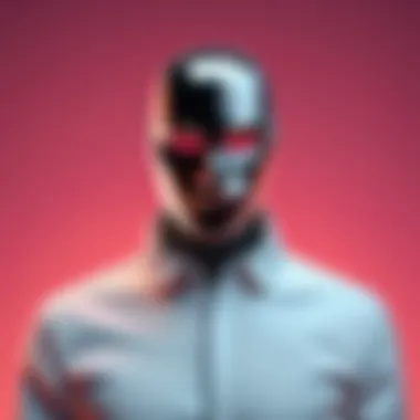 The Concept of Anonymity in Digital Dating Virtual shield representing anonymity in online dating