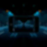 iPhone SE camera interface in low light