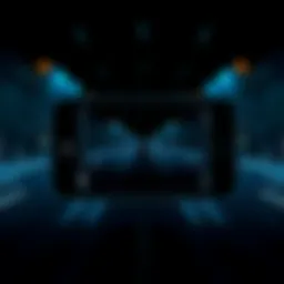 iPhone SE camera interface in low light