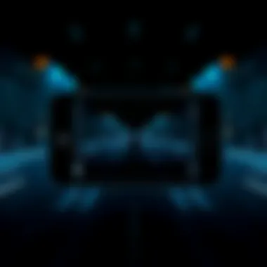 Exploring the Camera Interface of iPhone SE in Night Mode iPhone SE camera interface in low light