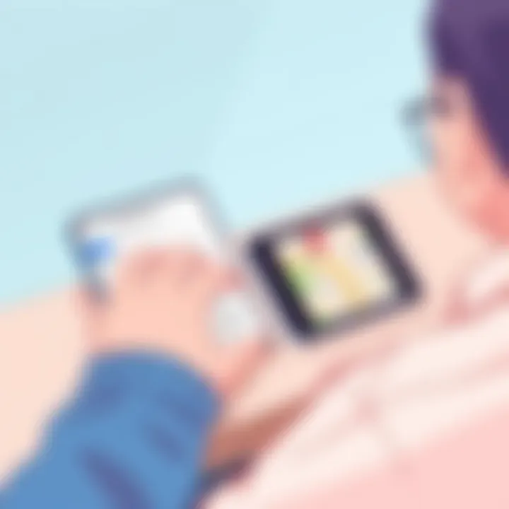 Optimizing Travel with Google Maps User optimizing travel plans with Google Maps features