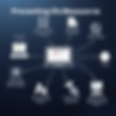 Diagram illustrating preventative measures for iPad issues