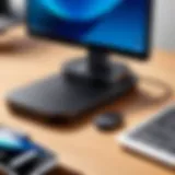 Samsung DeX Laptop Dock showcasing connectivity options