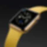 Sleek Apple Watch design showcasing its elegance