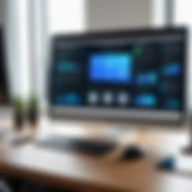 Benefits of Adopting a Virtual Desktop Diagram showcasing the advantages of virtual desktops
