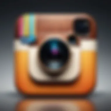 An early interface of Instagram showcasing its original features.