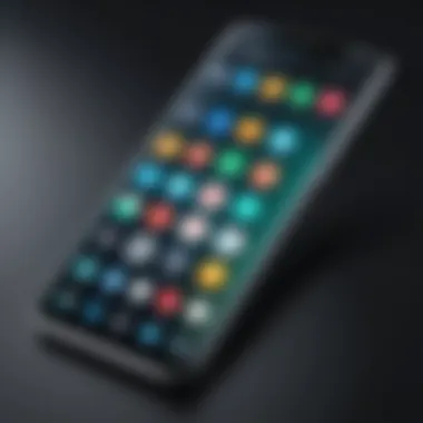 Smartphone Interface of Automatic Call Apps A visual representation of automatic call applications on a smartphone interface.