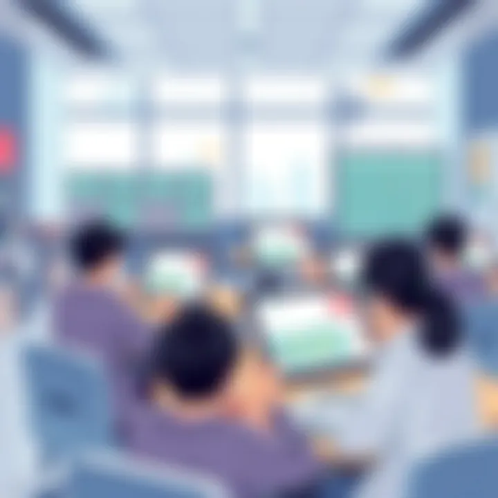 Educational settings utilizing tablet technology for interactive learning