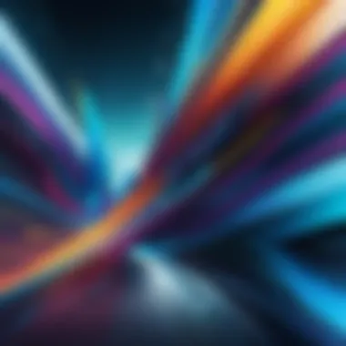 Dynamic abstract design showcasing live wallpaper