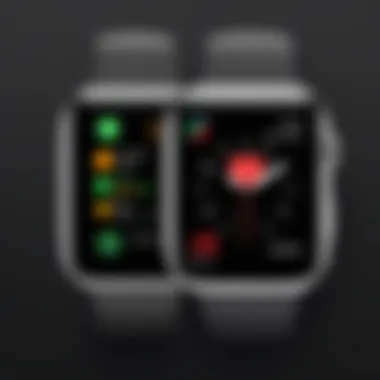 Compatibility illustration between Apple Watch and iPhone