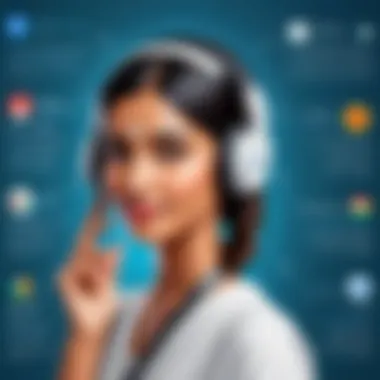 Technological Advancements in Voice Recognition Infographic depicting technological advancements in voice recognition for Indian languages